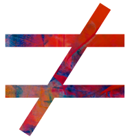 Red & Blue Inequal Sign